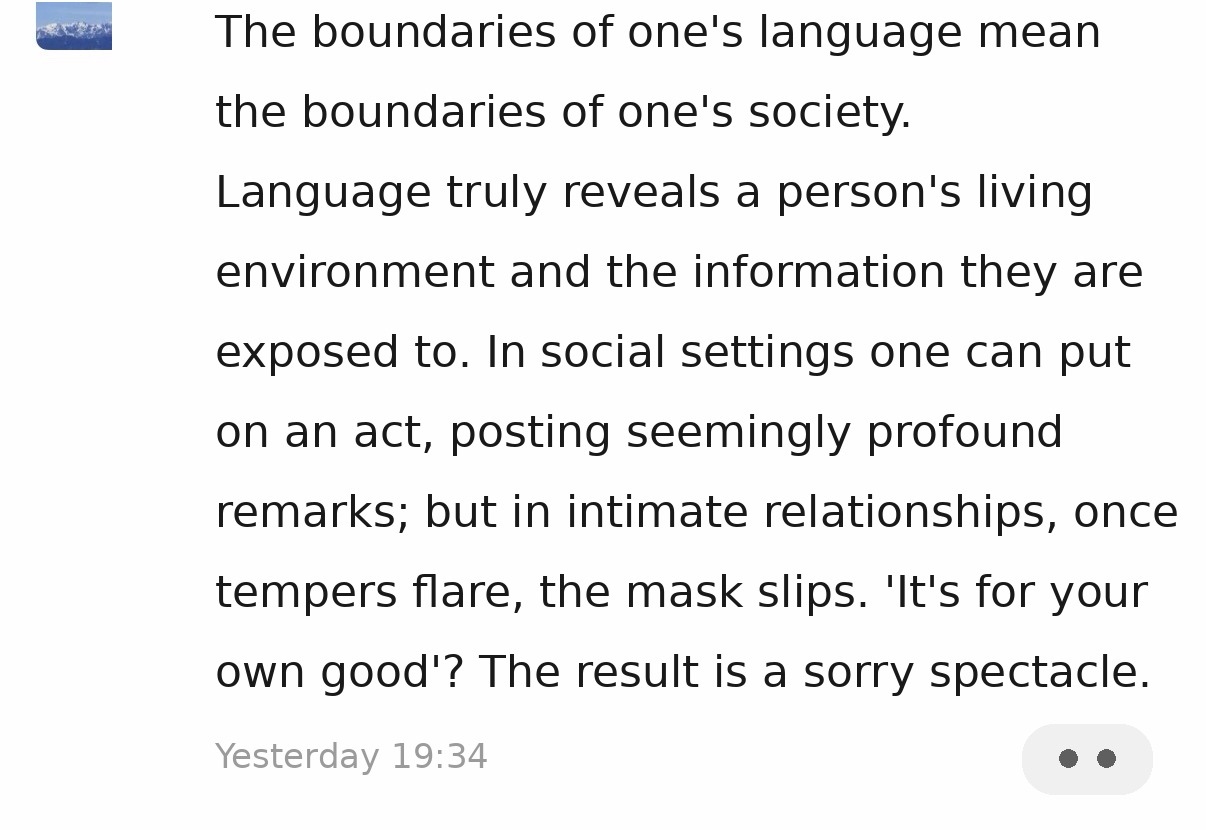 Original post from the author’s social feed